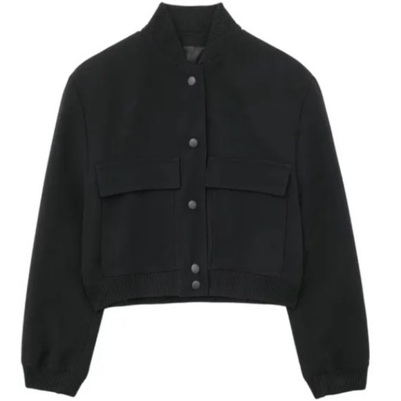 ZARA VIRAL JACKET
MAXI POCKET BOMBER
BLACK 0/3736/245/800/03 - Picture 3 of 5